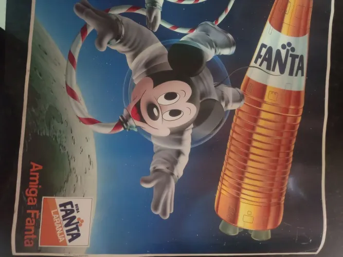 Poster Fanta Disney antigo