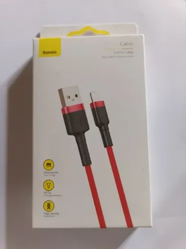 Cabo Iphone 8 ao 14 Baseus 3metros 2A  reforçado cabo lightning 