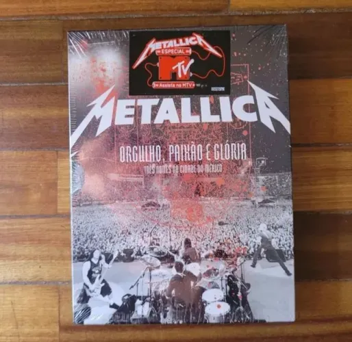 DVD Metallica - Orgulho, Paixão E Glória (2 DVDs + 2 CDs) RARO