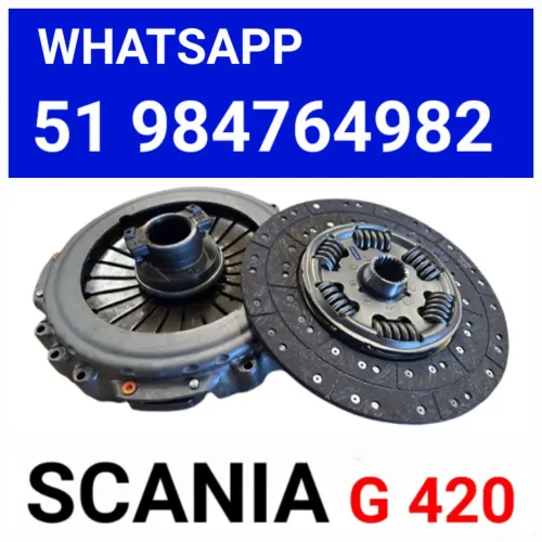 EMBREAGEM  KIT  PLATO,DISCO E ROLAMENTO DO CAMINHÃO SCANIA   G 380-G 420-G 440-R 440