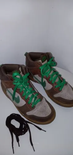 Tênis Nike SB Dunk High Premium wood deck. Tam.38br. Original.( Made in China). Usado.