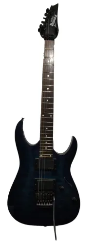 Guitarra Elétrica Ibanez Gio Grg270qm - Floyd Rose - Destro - Transparent Blue Burst