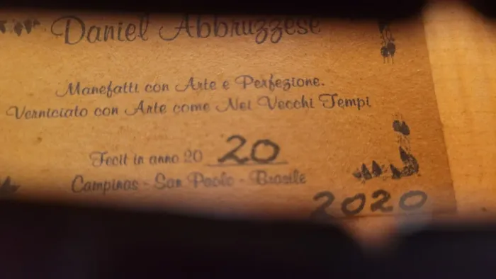 Violino Daniel Abbruzzese 2020