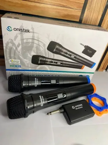 Microfone sem fio duplo Onistek