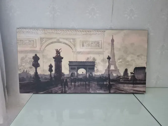Quadro Grande Canvas Paris - 1,20 X 0,60
