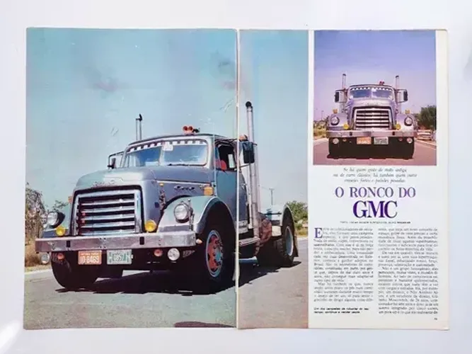 Caminhão GMC 1952 - Recorte de Revista