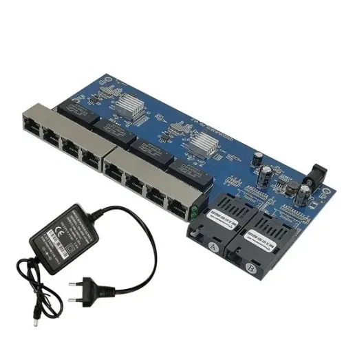 Switch Placa Rede Metro Giga Gigabit 1000mb Gbic A B-8p Rj45