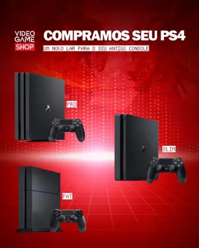  Compramos o seu Playstation 4 (consultar)