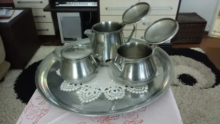 Conjunto para café em inox