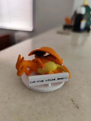 Charizard sleeping Gachapon Pokémon Center Osaka