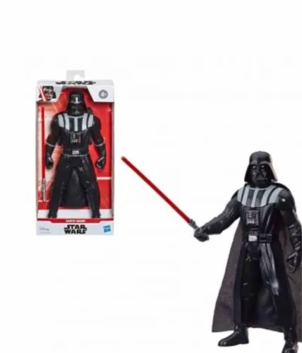Boneco Darth Vader Star Wars com Sabre de Luz