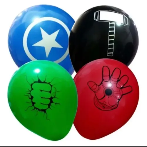 balão decorado super heróis (50 unidades)