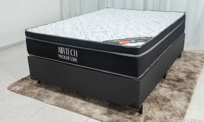 Colchão Ortobom Air Tech Progressive+ Base Slim