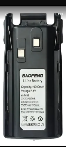 Bateria zero de rádio uv-82 BAOFENG original só $65