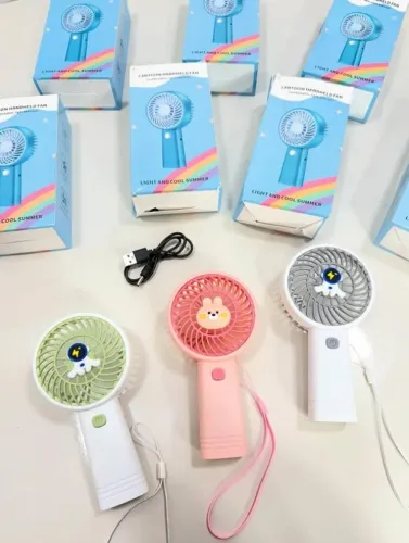 Acabou de chegar mini ventilador super fofinhos vem garantir o teu com o melh