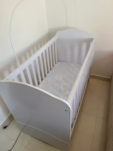 Berço + Colchão Novo Ortobom