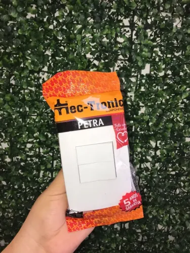 Interruptor Duplo Paralelo 10a Petra Mec-tronic (Matérias Elétricos) 