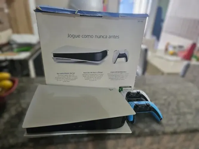 Playstation 5 completo com leitor de mídia física