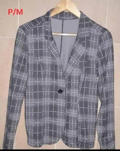 Casaquinho xadrez P/M 