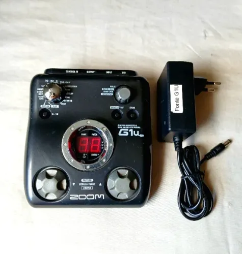 Pedaleira Zoom G1 U + Fonte 