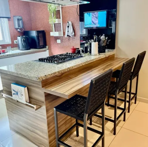 BANQUETA ALTA LUXUOSA DE CORDA NÁUTICA (UNIDADE)
