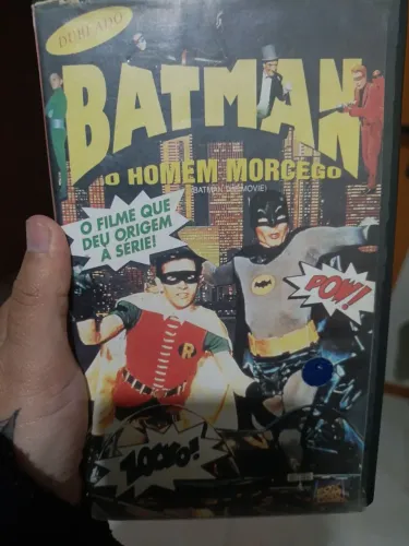Fita VHS Batman o homem morcego Dublado