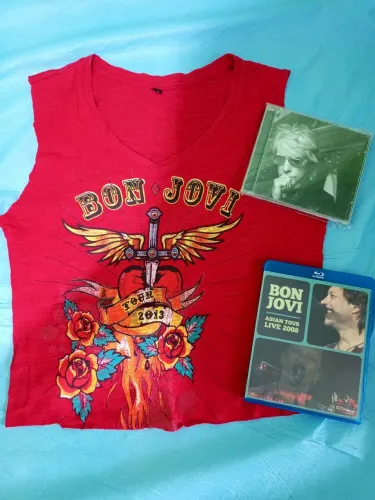 Bluray Bon Jovi+ cd+camisa