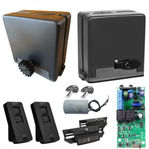 Kit Motor de Portão Eletrônico PPA DZ Stark Home 400 KL Automatizador Automático