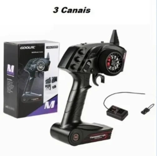 Rádio Controle Goolrc 3 Canais P/ Automodelo 
