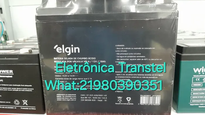 Bateria Elgin 12V 18Ah Nobreak Elgin 
