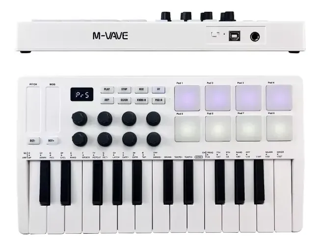 Teclado Controlador M-vave Smk 25