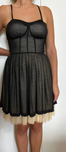 Vestido de Festa preto da marca ecletic tamanho pp