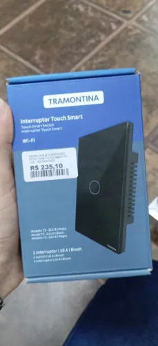 Interruptor Touch Smart Tramontina Wi-Fi