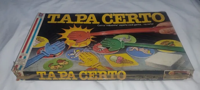 Antigo jogo de tabuleiro estrela Tapa certo completo