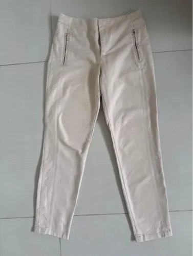 Calça Social rosê com Zíper