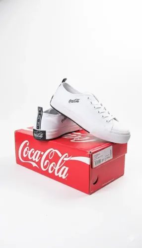 Tenis Coca Cola Atlanta Town Coke Branco - Branco