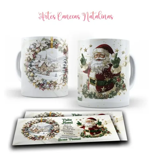 Canecas personalizadas Feliz Natal 