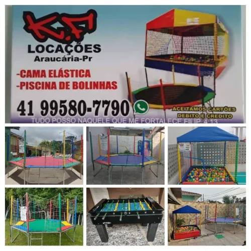 Locação de Cama Elástica e Piscina de Bolinhas