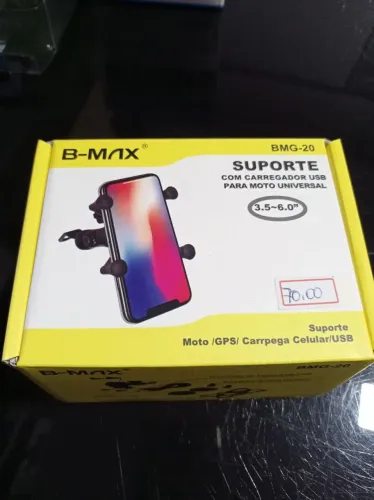 Suporte para moto com carregador USB universal