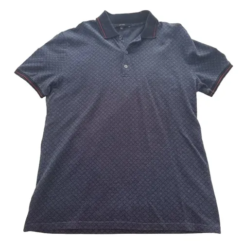 Camisa Polo Gucci Masculina Tamanho L Azul