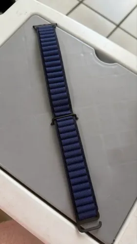 Pulseira Apple Loop Alpine Azul Original 