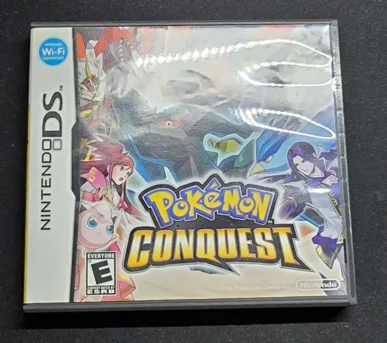 Jogo Nintendo DS - Pokémon Conquest - mídia física - completo