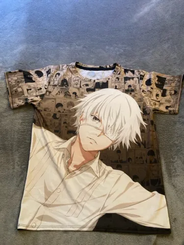 Camiseta malha fria - ANIME - Tokyo Ghoul - TAM.12 (Linha Premuim)