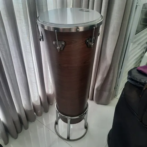 Timbal 14 polegadas com stand e bag nova