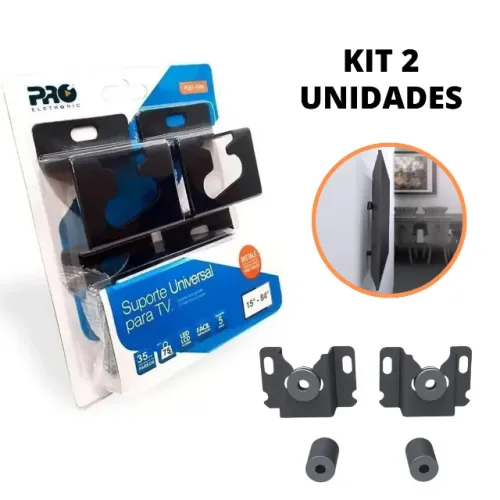 Suporte Fixo de Parede Universal para TV Monitor LCD LED e Plasma de 15 a 84 Pol