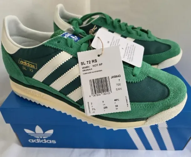 Tênis Adidas SL 72 RS - Tam. 39 - Verde - Novo