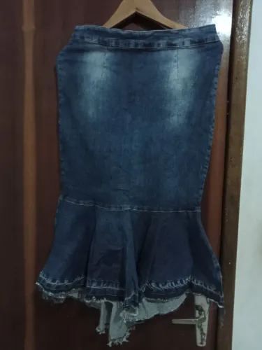 Saia jeans 
