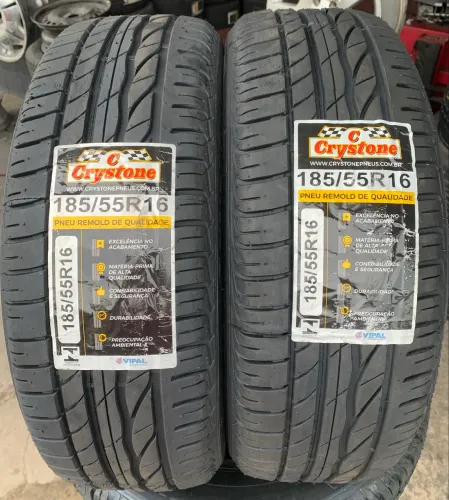 Pneu Crystone 185/55/16 (borracha Vipal)