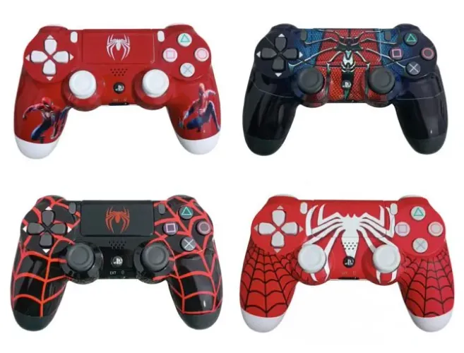 Controle PS4 Sem Fio Linha Premium Personalizado DualShock 4 - SpiderMan, Homem Aranha