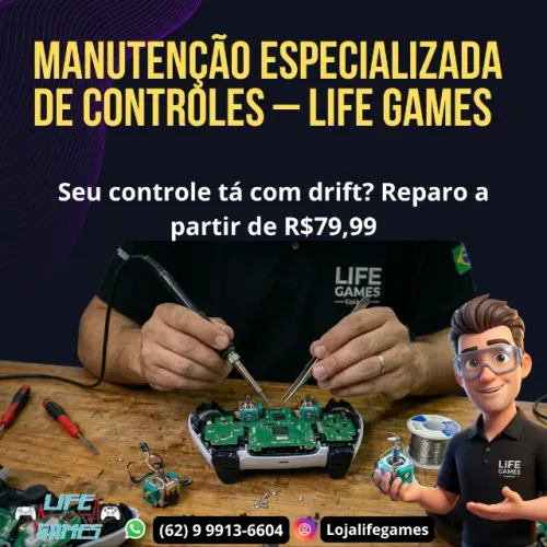 Limpeza com substituição de Pasta térmica + Reparo de Analógico de controle puxando